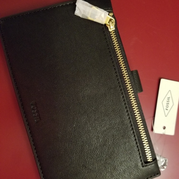 Fossil Vale Leather Tab Wallet NWT - Picture 6 of 11